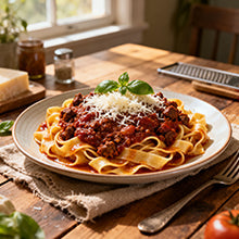 Pasta with Spicy Minced Beef