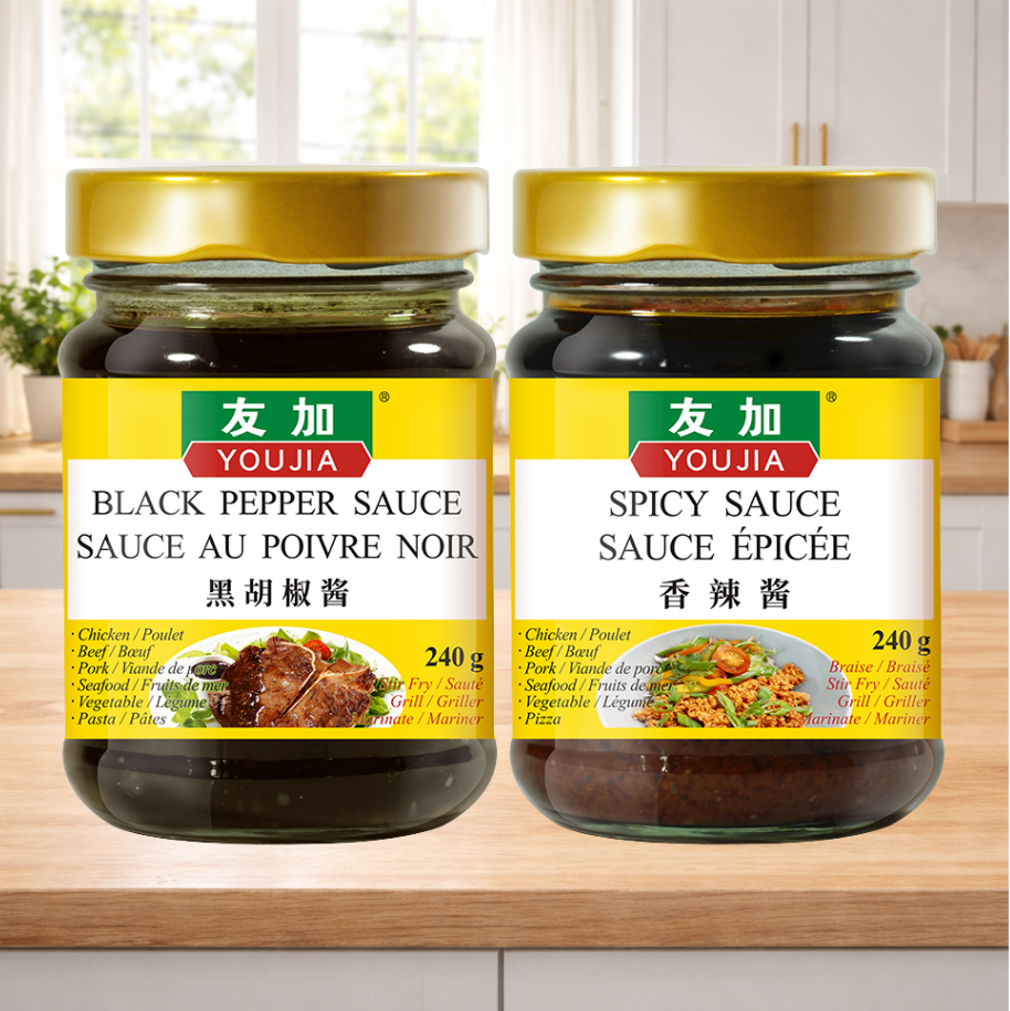 Spicy and Black Pepper Sauce (2-Pack)
