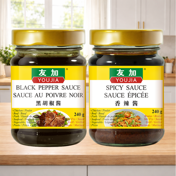 Spicy and Black Pepper Sauce (2-Pack)