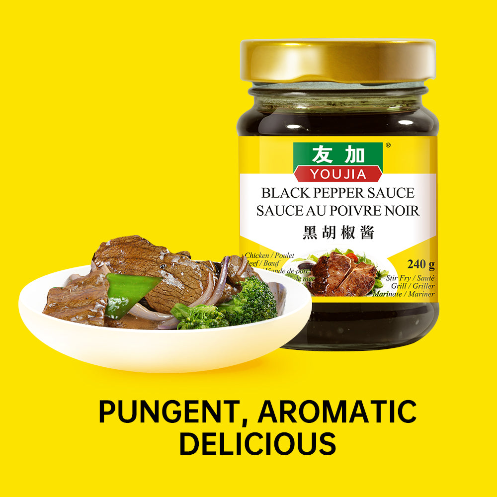 YOUJIA BLACK PEPPER SAUCE 240g