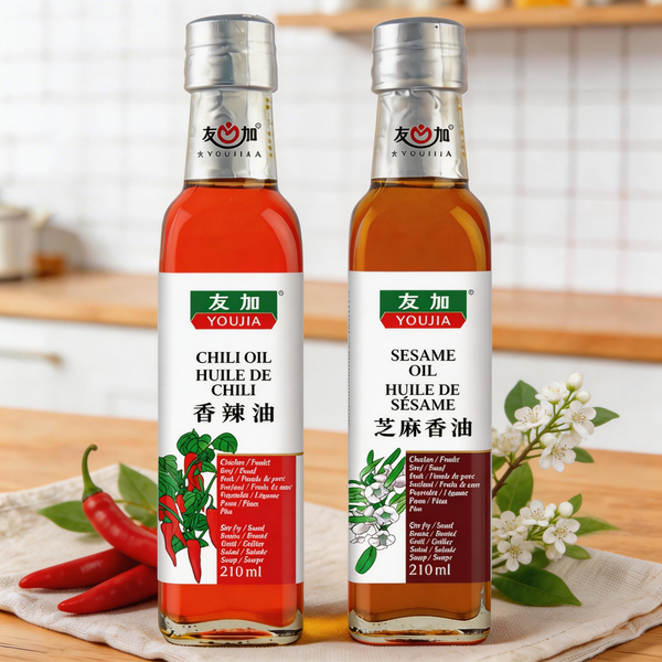 Sesame & Chilli Oil Set - 210ml x 2