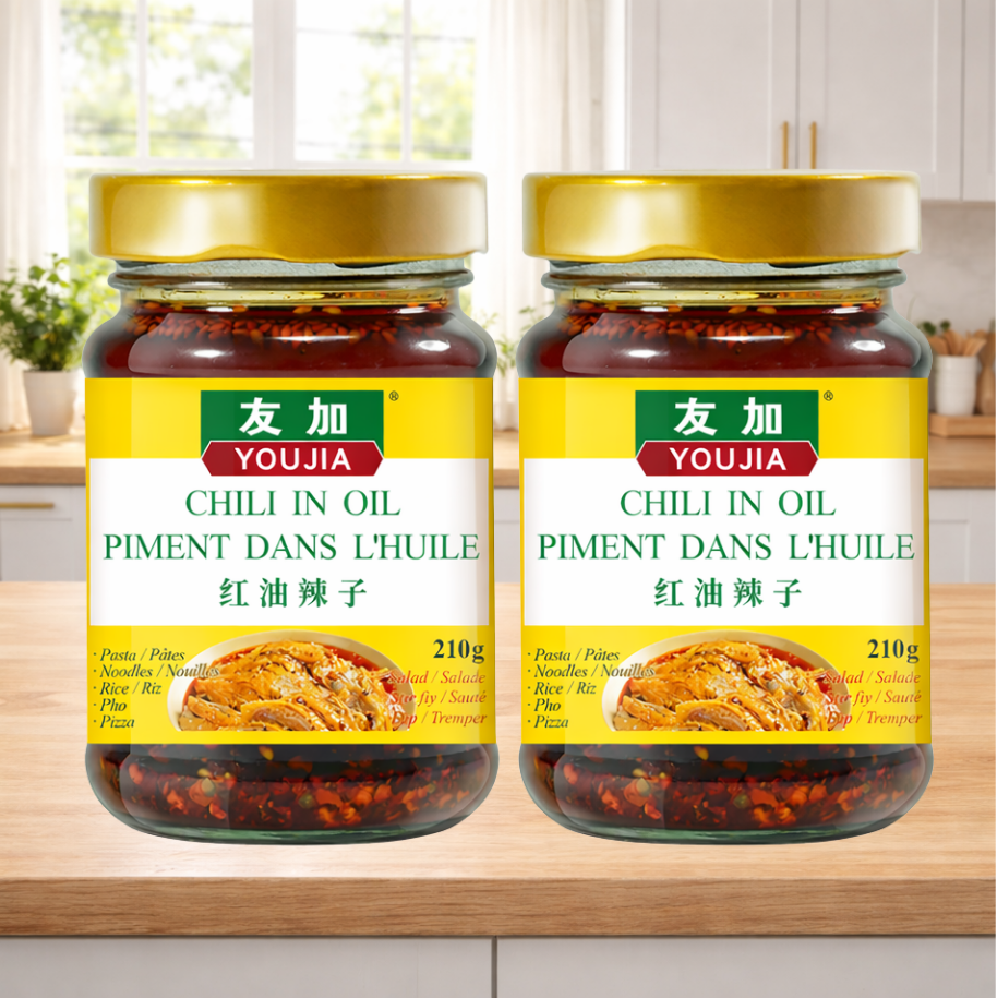 Sichuan Chili in Oil 210g – 2 Jars