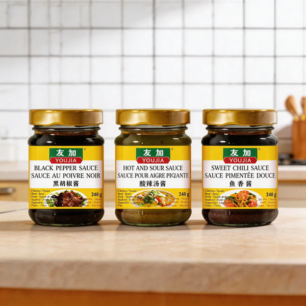 Sweet Chili, Black Pepper & Hot and Sour Sauce (3-Pack)
