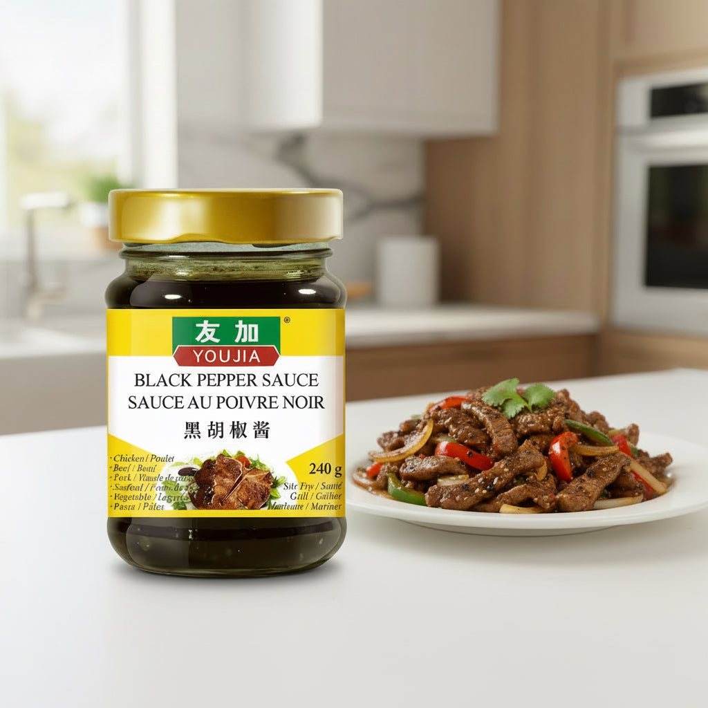 YOUJIA BLACK PEPPER SAUCE 240g