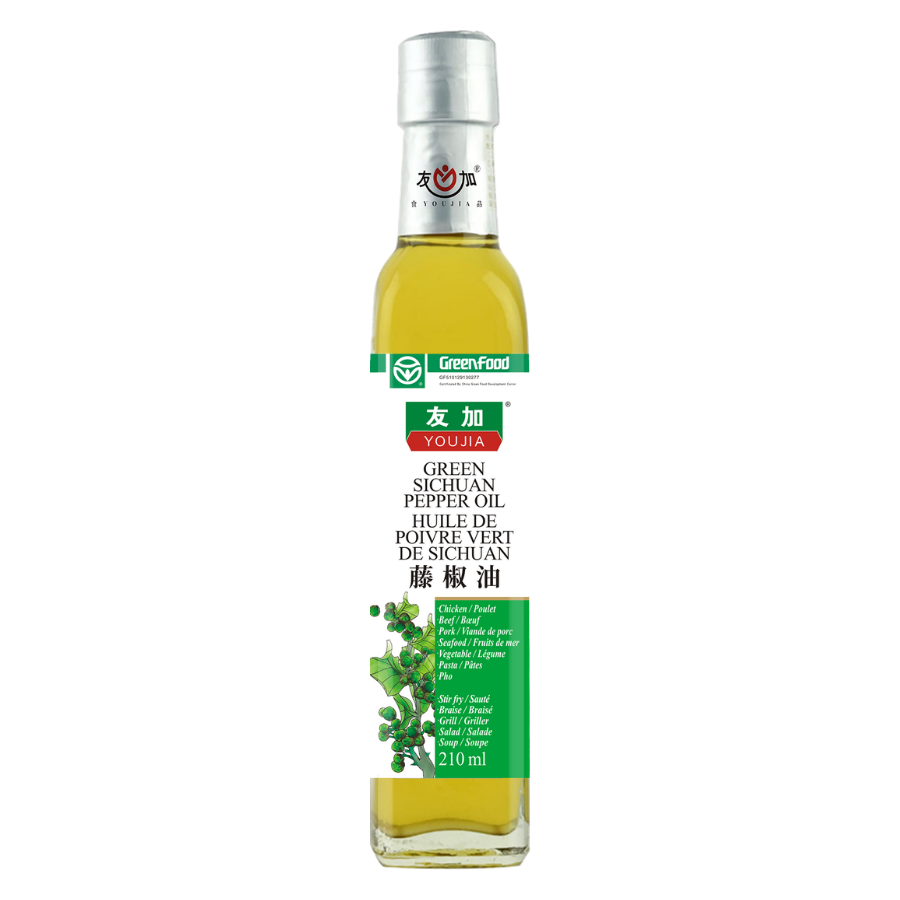 Chili & Green Pepper Oil Set - 210ml x 2