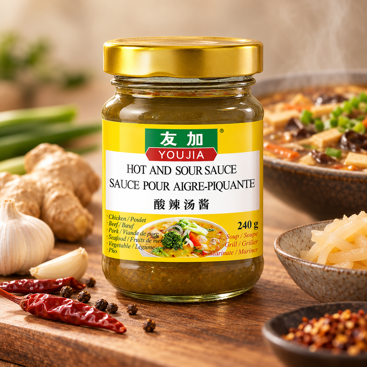 Youjia Hot and Sour Sauce 240g