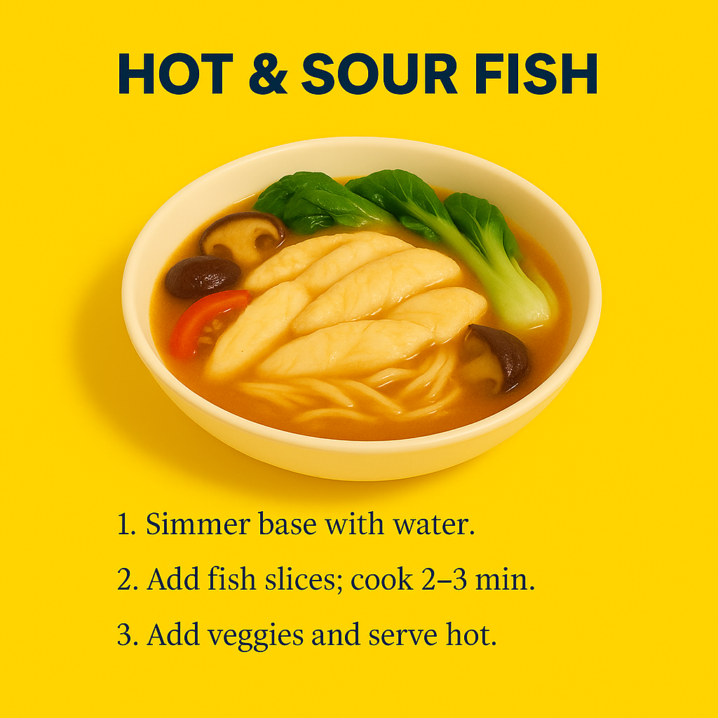 Savory Stew, Sweet Chili & Hot and Sour Sauce (3-Pack)