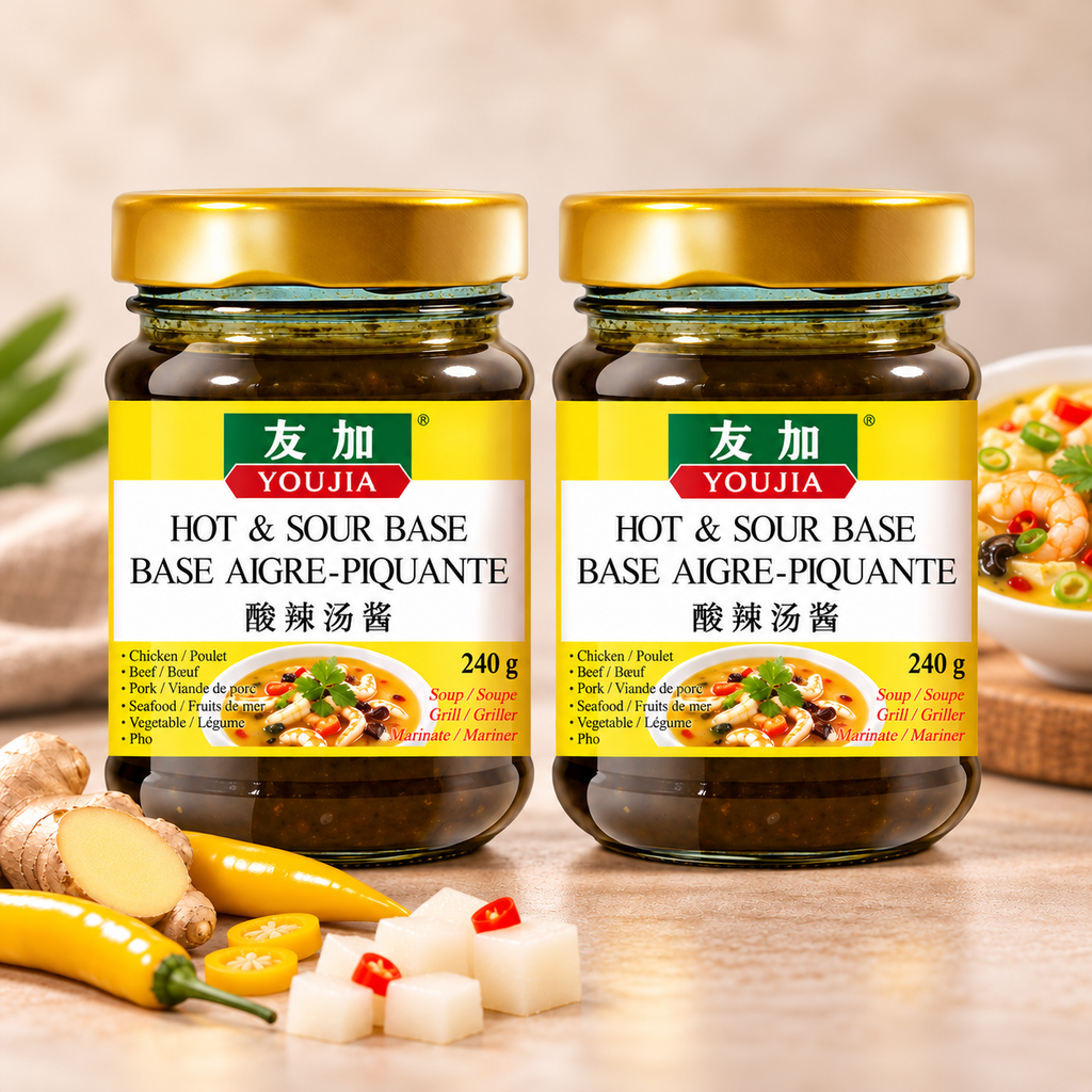 Youjia Hot and Sour Sauce 240g – 2 Jars