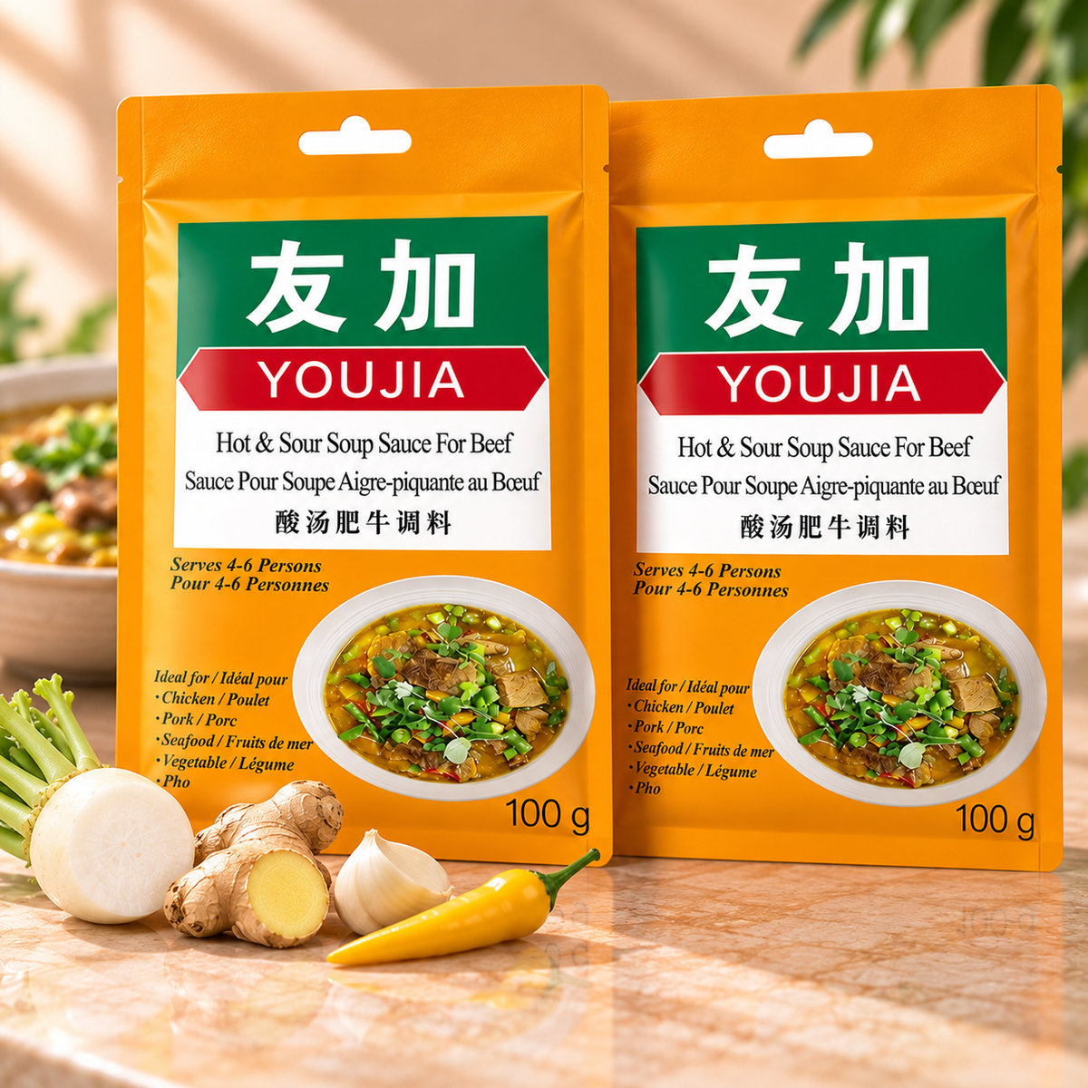 Hot & Sour Sauce Trail 100g – 2 Packs