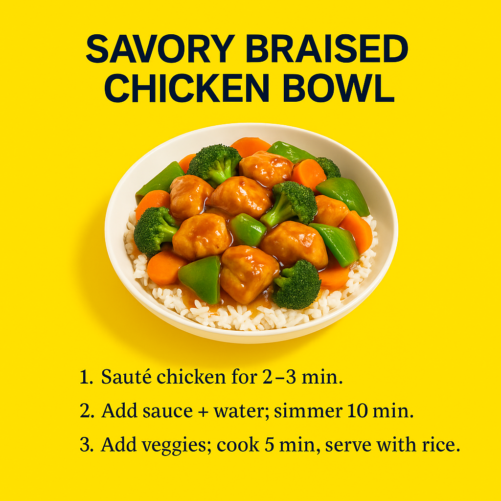 Savory Stew, Sweet Chili & Black Pepper Sauce (3-Pack)