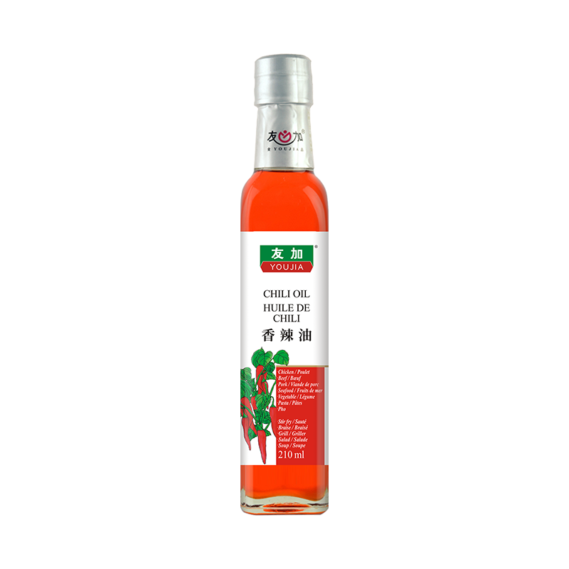 Chili & Green Pepper Oil Set - 210ml x 2