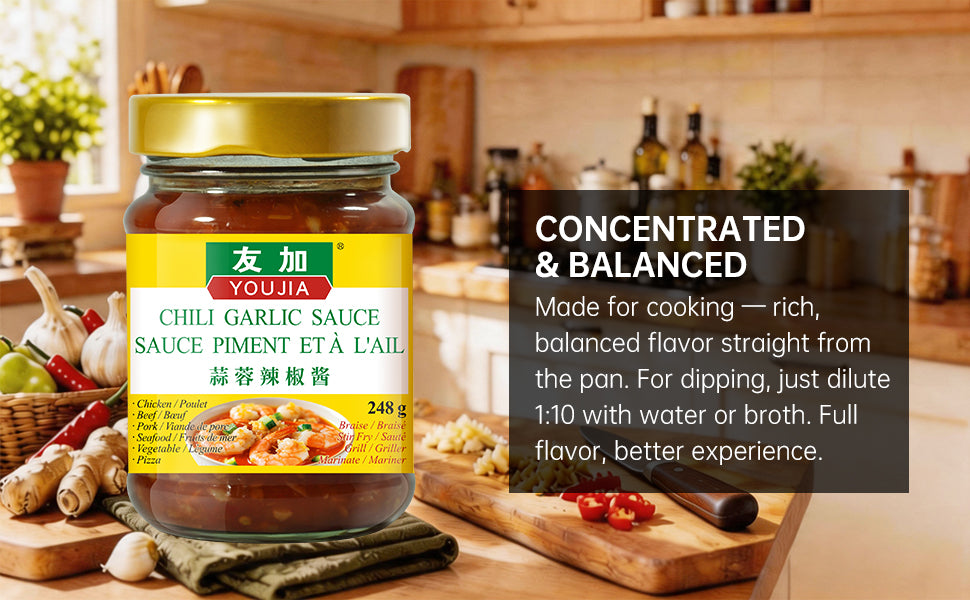 Chili Garlic Sauce 248g – 2 Jars