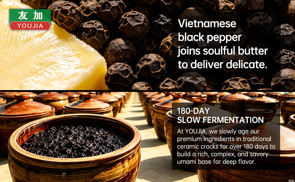 Youjia Black Pepper Sauce 240g – 2 Jars