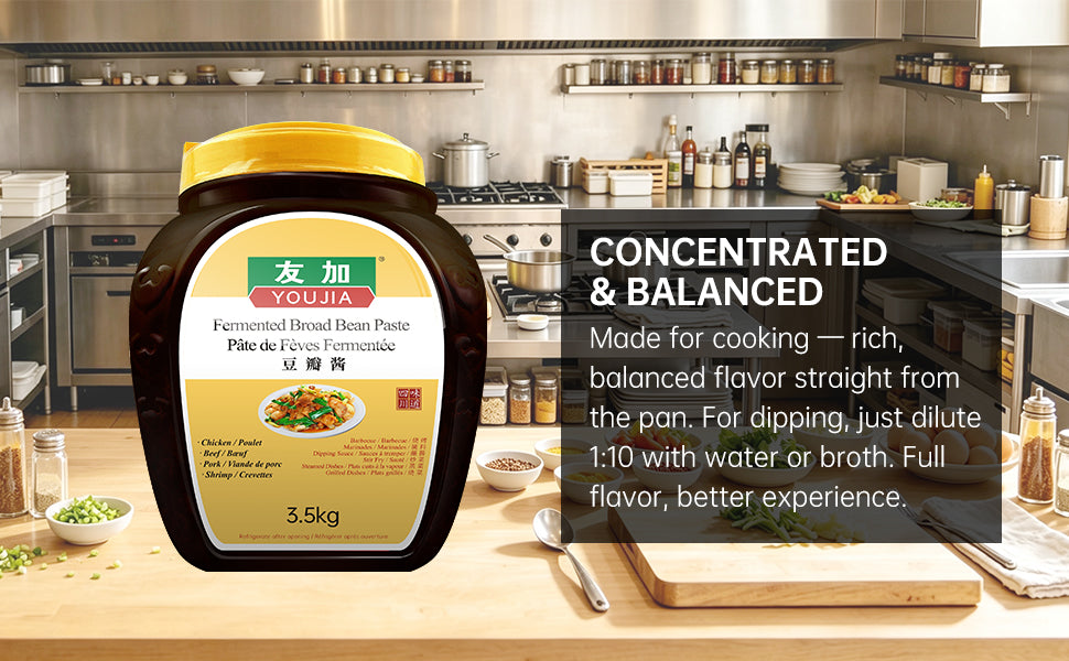 Food Service Doubanjiang Broad Bean Paste – 3.6 kg Tub