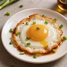 Sesame Oil Fried Egg