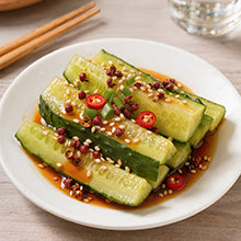 Shredded Cucumber with Sauce