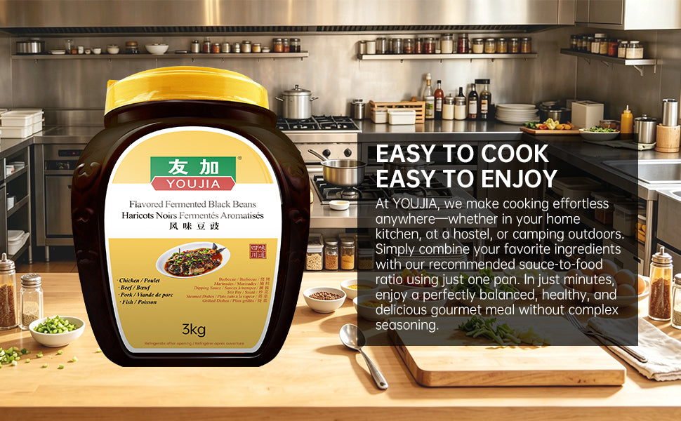 Food Service Crispy Black Bean Sauce – 3 kg Tub