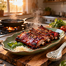 Sweet and Spicy Pork Ribs