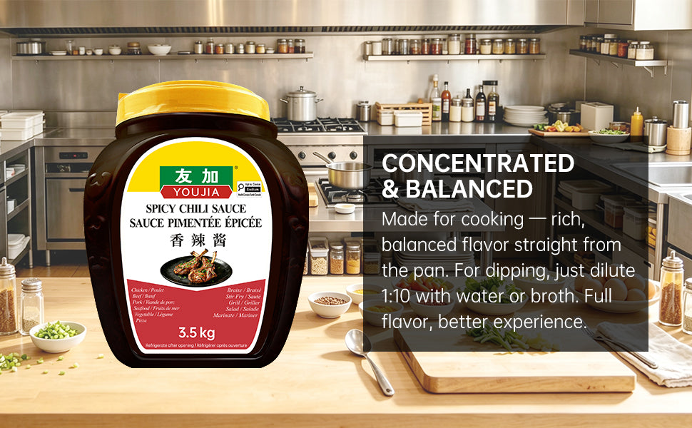 Food Service Spicy Sauce – 3 kg Tub