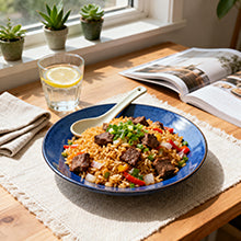 Fried Rice with Black Pepper Sauce
