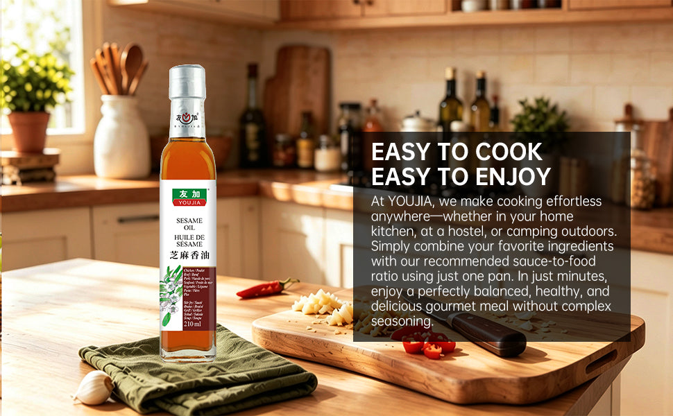 Sesame Oil 210ml – 2 Bottles
