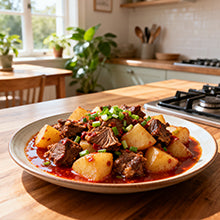 Spicy Braised Beef with Potato