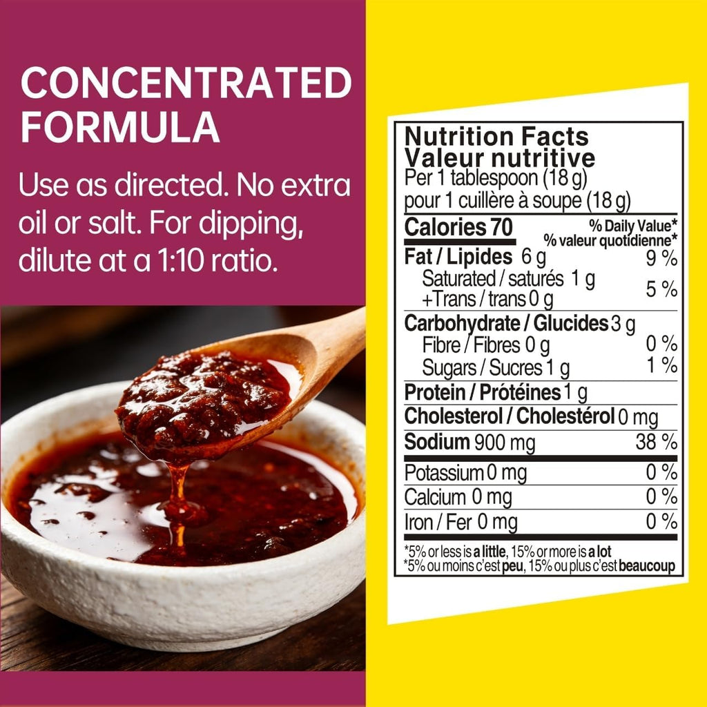 Spicy & Numbing Mala Noodle Sauce 240g – 2 Jars